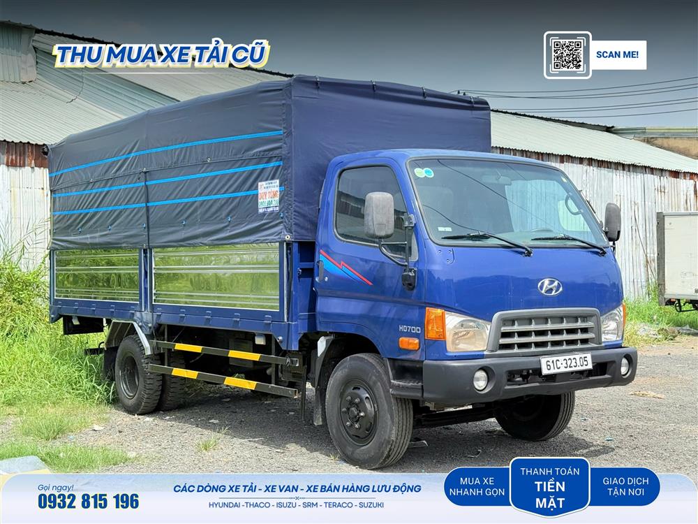 Thu mua các dòng xe tải cũ Hyundai giá cao